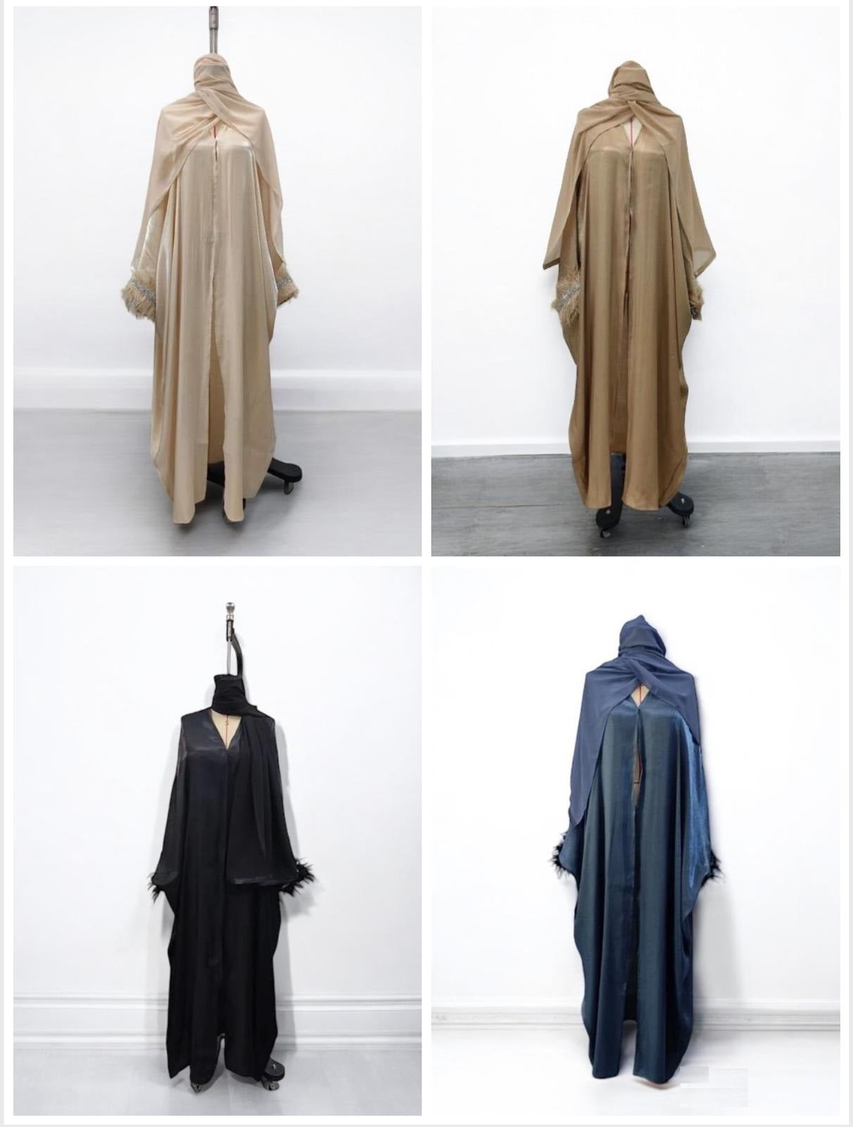 Cream Layana Abaya