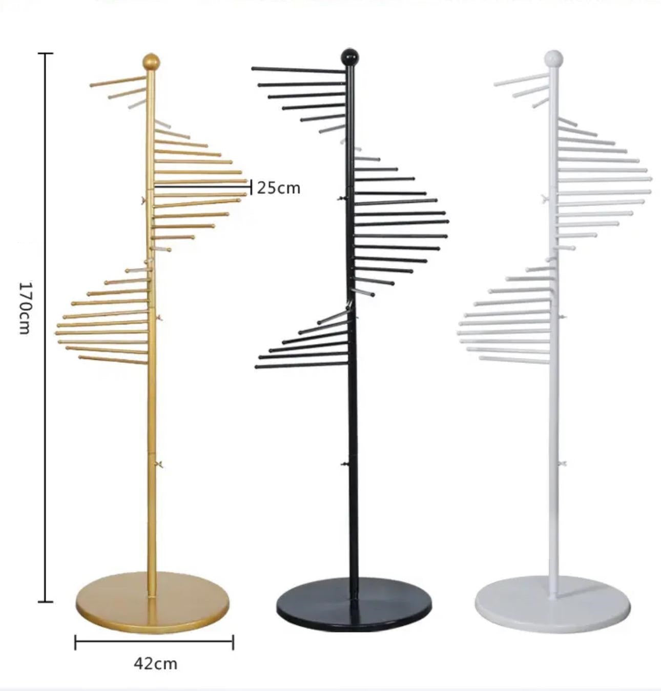 White Luxury Hijab/Scarf Stand Organiser: A blend of Style and Modernisation