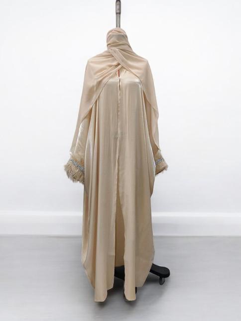 Cream Layana Abaya